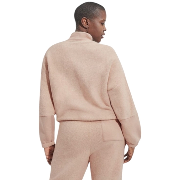 UGG Elana Mixed Half Zip Pullover in Himalaya NWT - Picture 3 of 15